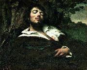 Gustave Courbet The Wounded Man Sweden oil painting artist